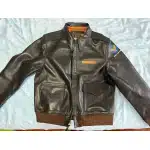 Flight jacket A2 Air Force Patch forro naranja photo review