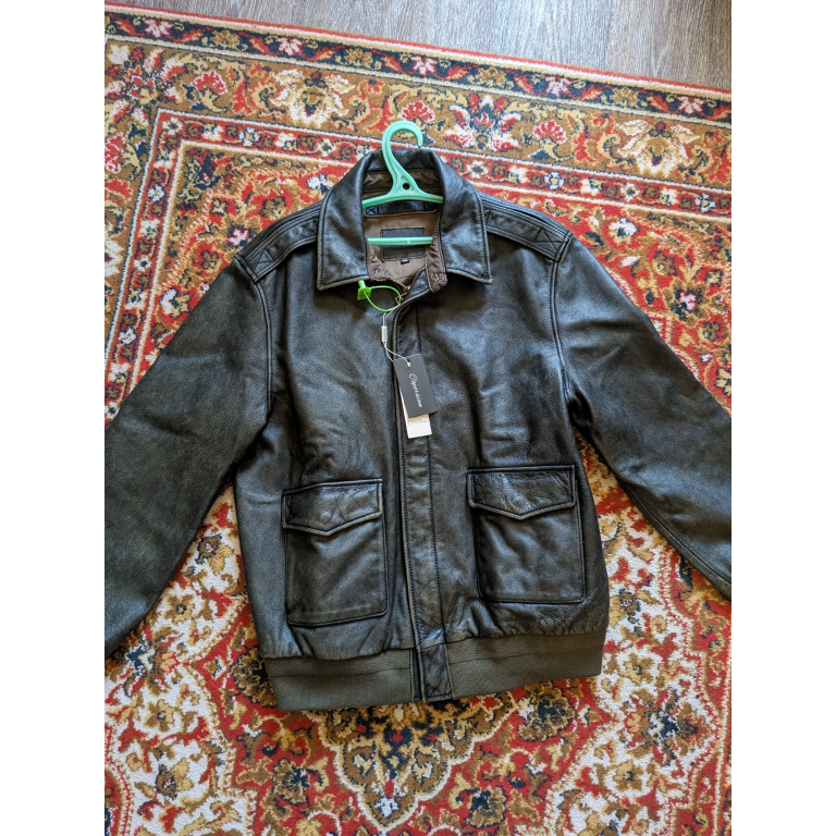 Chaqueta de vuelo slim fit Air Force A2 photo review