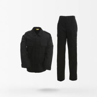 Uniforme de combate BDU negro