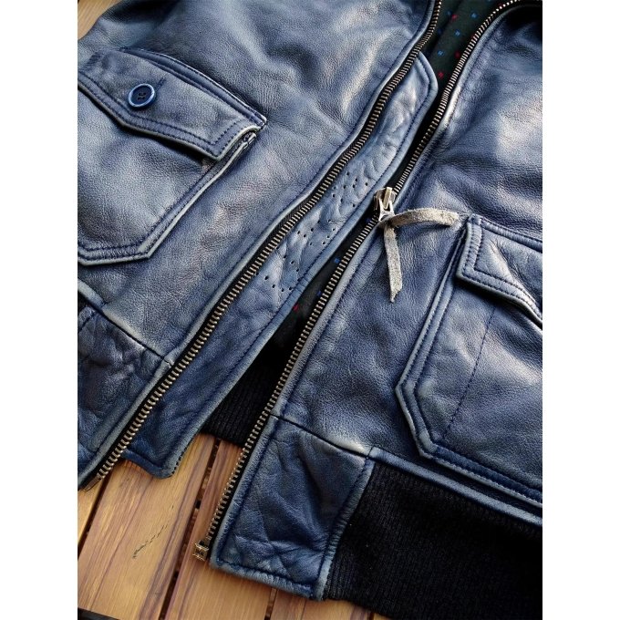 Chaqueta de vuelo G1 vintage - Imagen 7