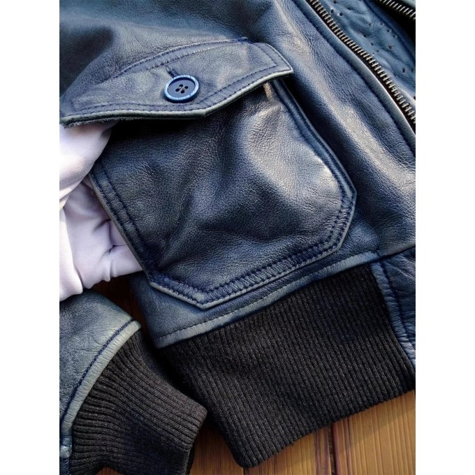 Chaqueta de vuelo G1 vintage - Imagen 4