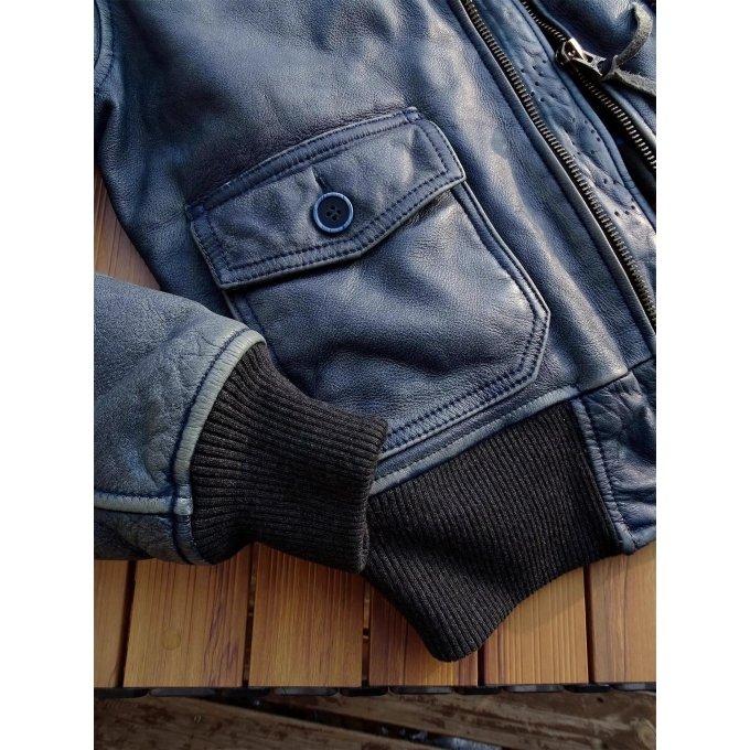 Chaqueta de vuelo G1 vintage - Imagen 3
