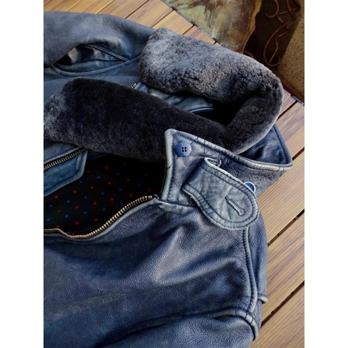 Chaqueta de vuelo G1 vintage - Imagen 2