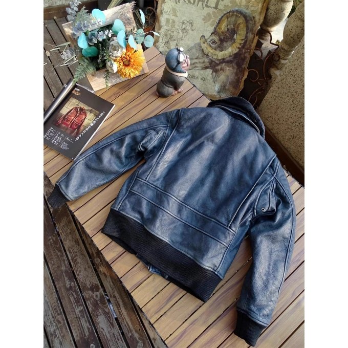Chaqueta de vuelo G1 vintage - Imagen 9