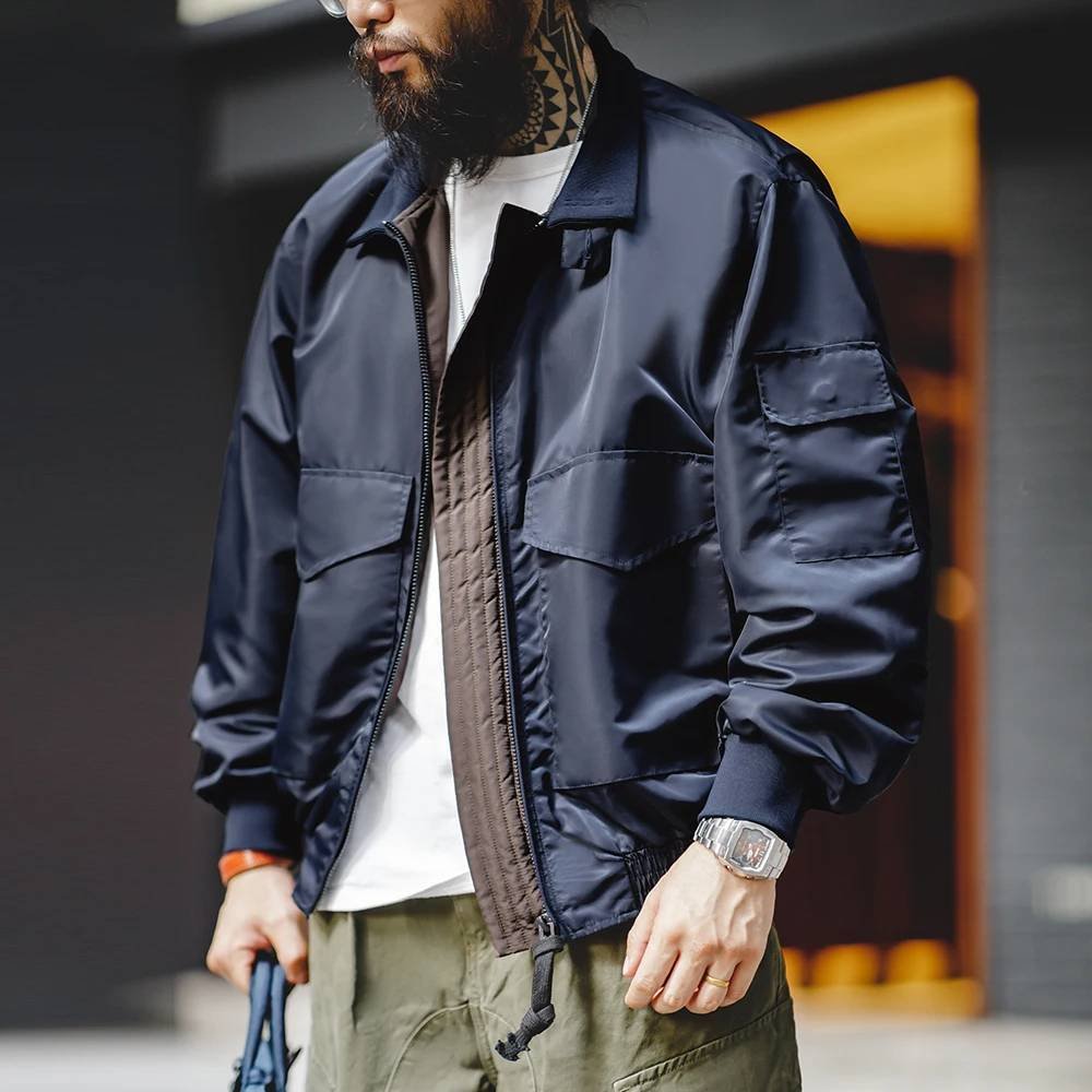 Chaqueta de vuelo G-8 azul marino