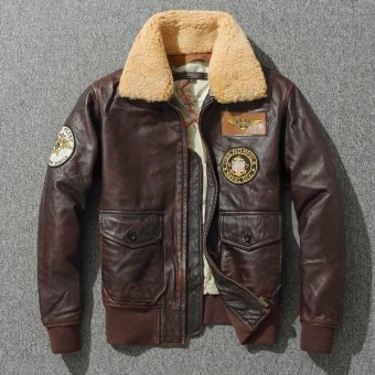 Chaqueta de aviador G1 de cuero