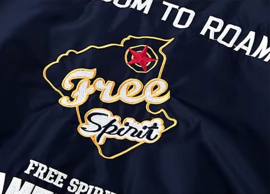 Cazadora MA-1 con parches azul marino - Imagen 10