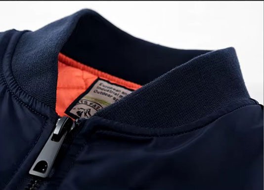 Cazadora MA-1 con parches azul marino - Imagen 9