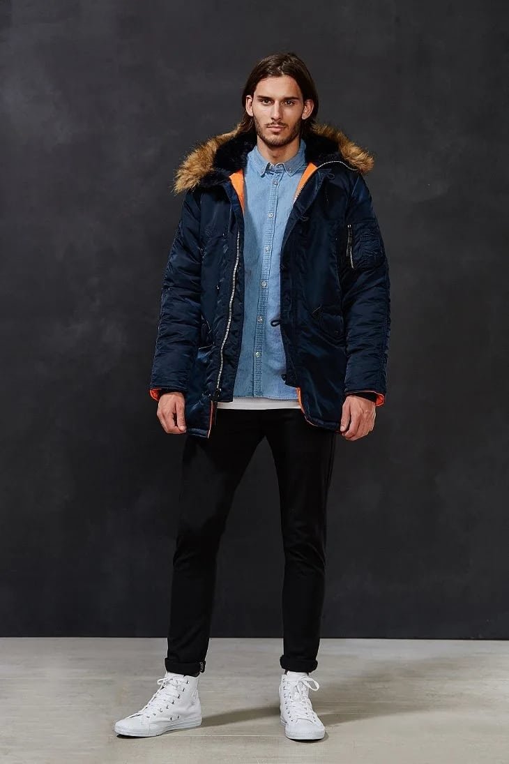 Parka N3B de algodón polar para hombre - Imagen 4