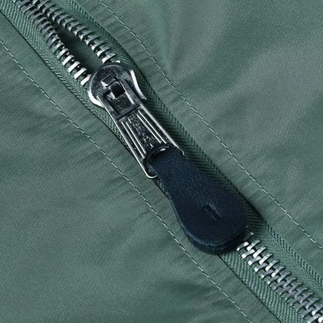 Chaqueta bomber de vuelo militar 45P verde ejército - Imagen 3