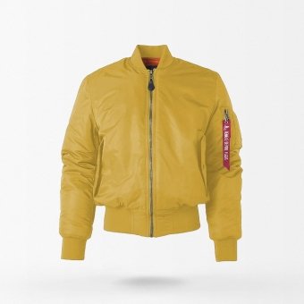 Chaqueta táctica militar MA-1 amarilla