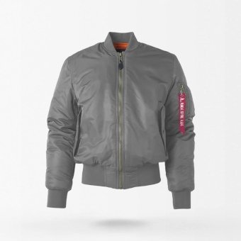 Chaqueta táctica militar MA-1 gris