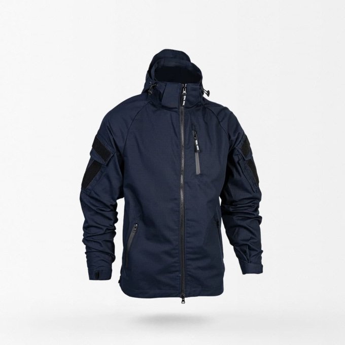 Chaqueta táctica rompevientos azul marino MCT