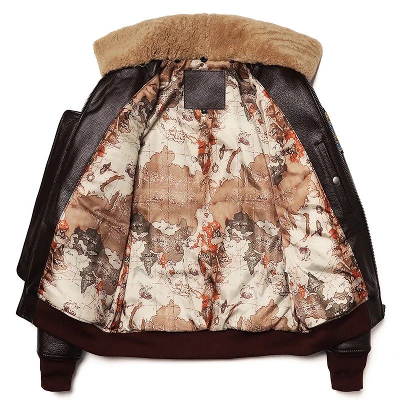 Chaqueta bomber de cuero Top Gun Maverick - Imagen 4