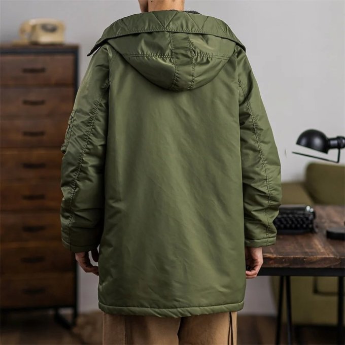 Parka militar USAF 3B verde - Imagen 3