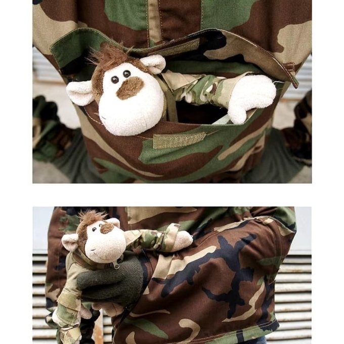 Anorak rompevientos camuflaje Woodland M81 - Imagen 8