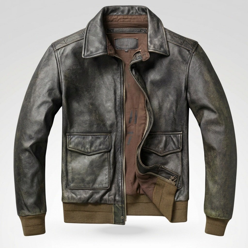 Chaqueta de vuelo slim fit Air Force A2