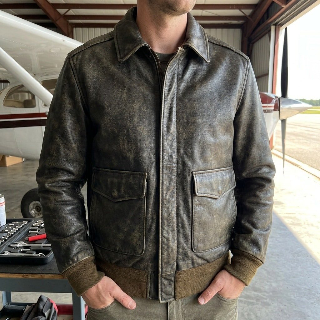 Chaqueta de vuelo slim fit Air Force A2 - Imagen 17