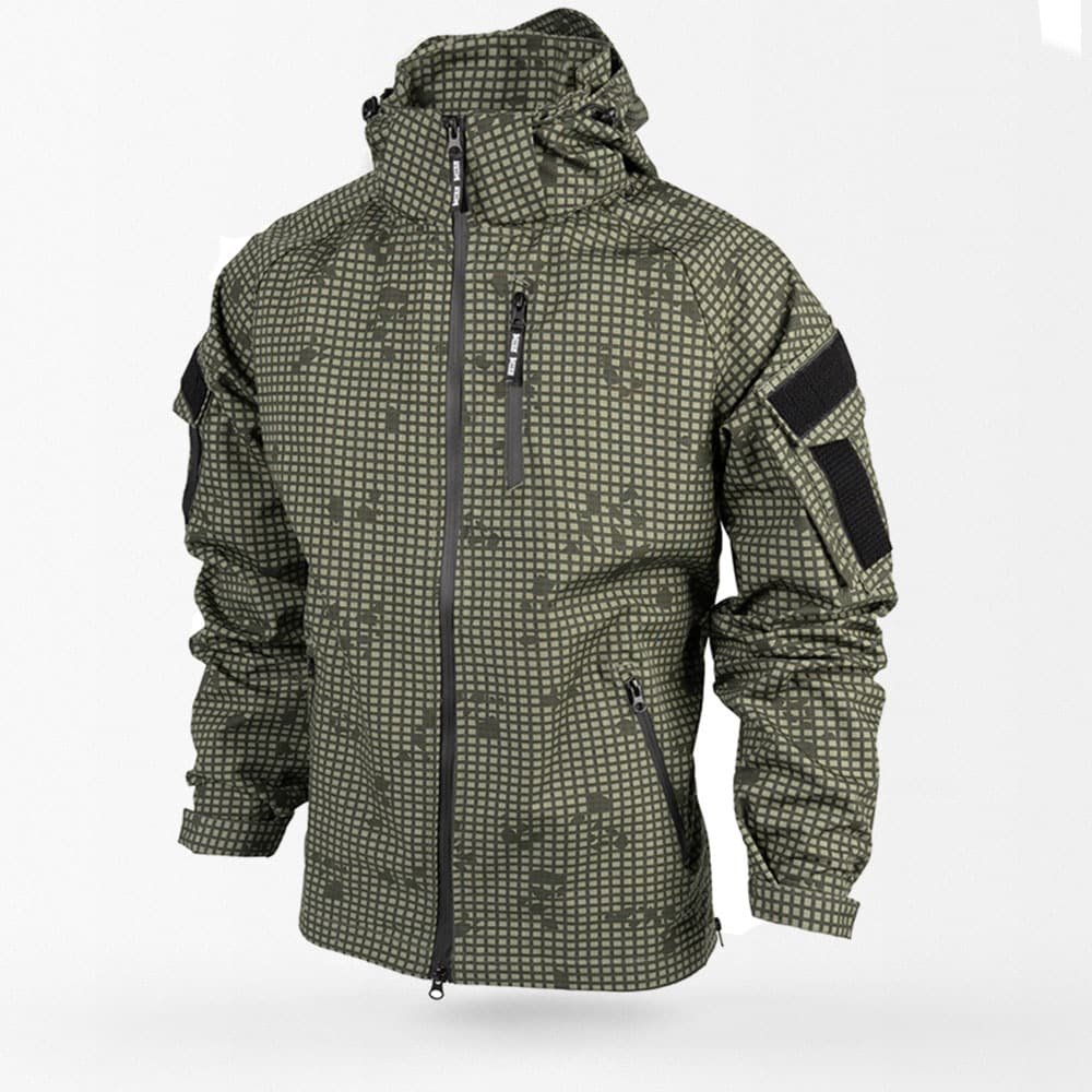 Chaqueta cortavientos táctica camuflaje nocturno desierto MCT