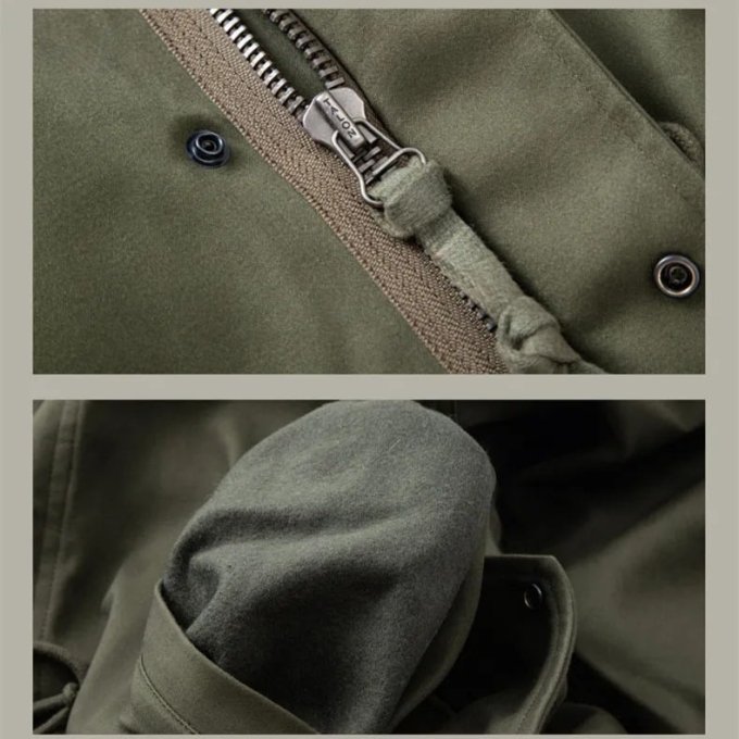 Gabardina M-51 verde militar - Imagen 6