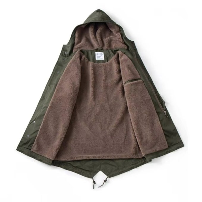 Gabardina M-51 verde militar - Imagen 2
