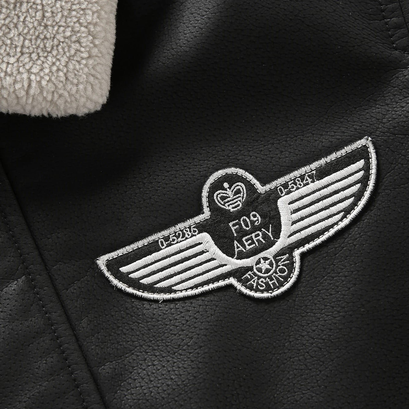 Chaqueta bomber de cuero vintage para hombre - Imagen 2