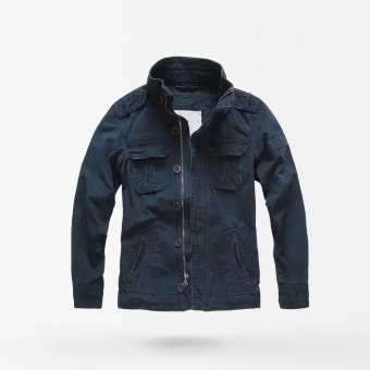 Chaqueta militar M65 azul marino