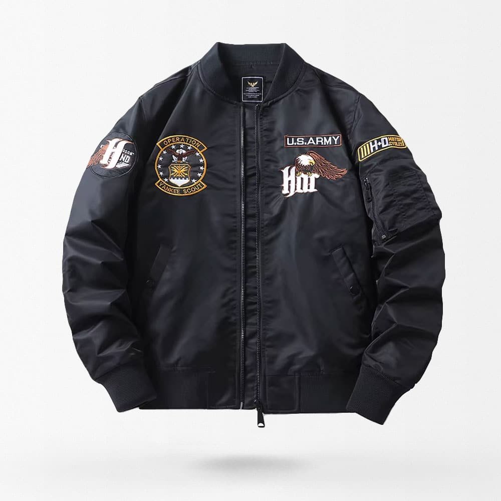 Chaqueta táctica militar de vuelo para hombre