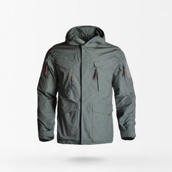 Chaqueta militar M-65 verde oliva