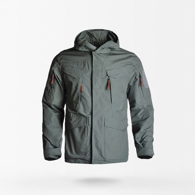 Chaqueta militar M-65 verde oliva