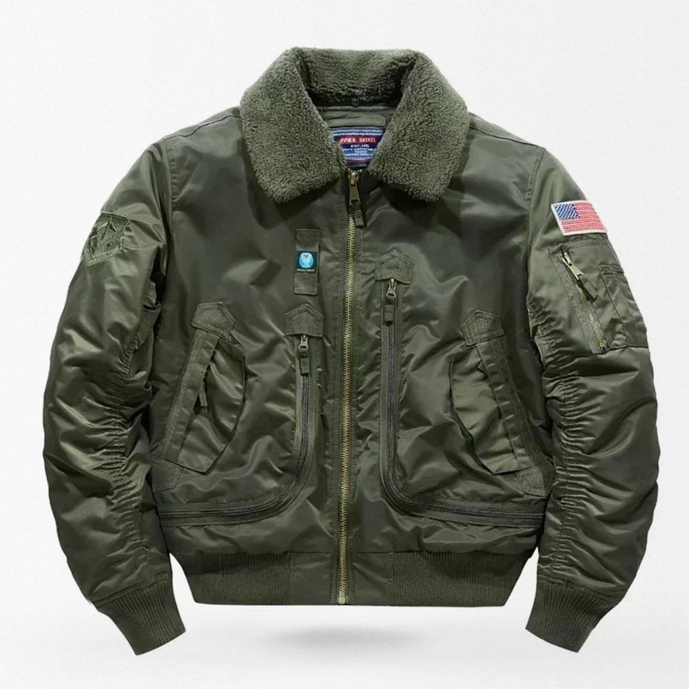 Chaqueta de vuelo militar táctica USA para hombre