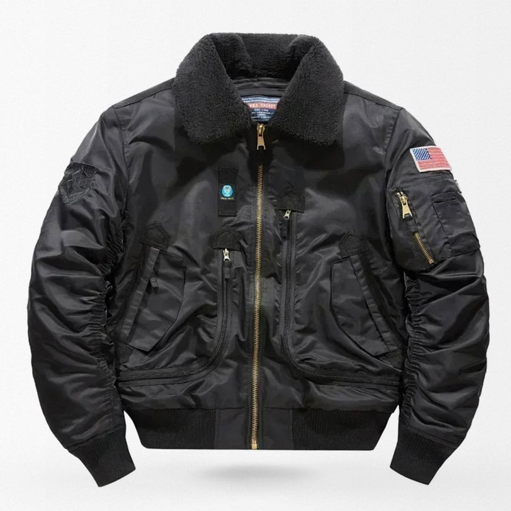 Chaqueta de vuelo militar táctica USA para hombre - Imagen 4