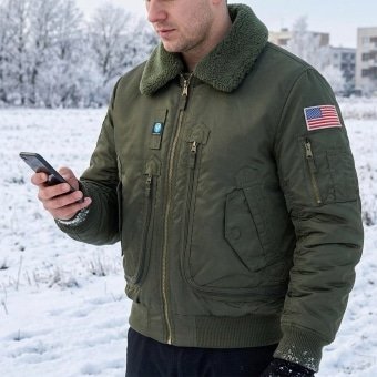 Us military tactical flight jacket men