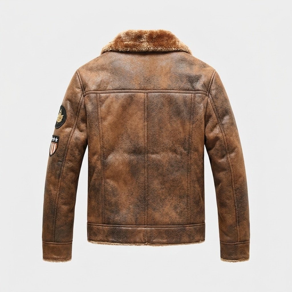 us tactical faux leather jacket
