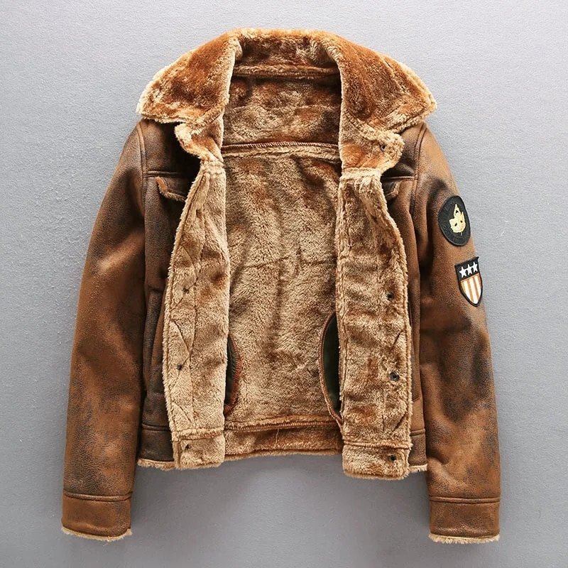 Chaqueta táctica US de cuero sintético - Imagen 4