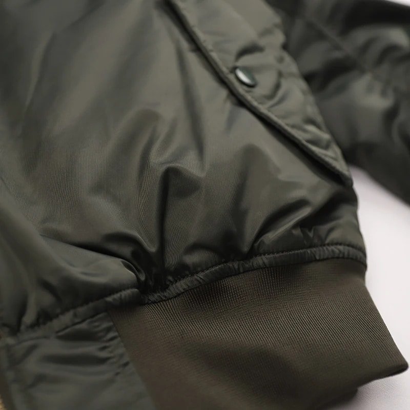 Chaqueta bomber militar de vuelo USAFA WWII para hombre - Imagen 2