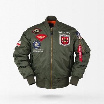 Chaqueta bomber de vuelo MA-1 vintage impermeable