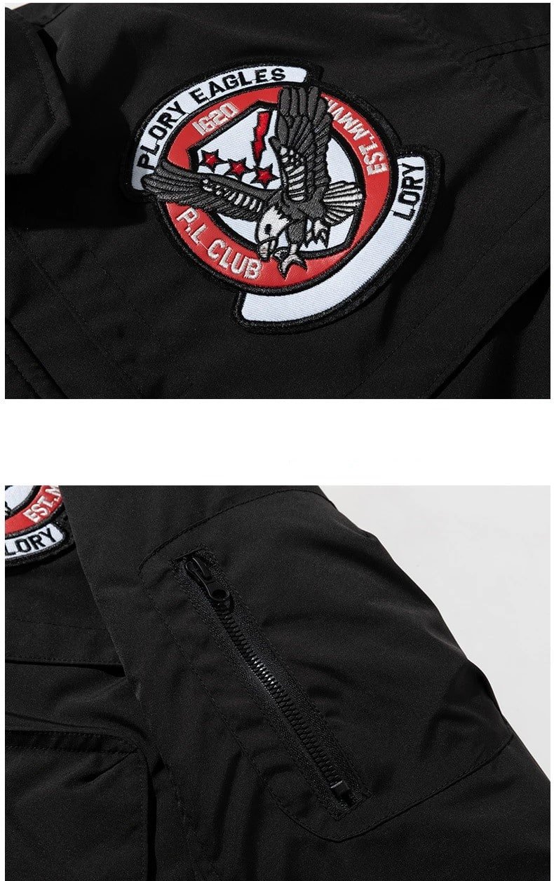 Chaqueta bomber MA-1 vintage para hombre - Imagen 7