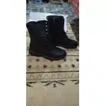 Botas de combate de cuero auténtico photo review