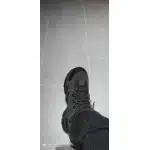 Botas de senderismo impermeables de ante gris photo review