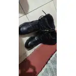 Botas tácticas negras con cremallera lateral y puntera de seguridad photo review