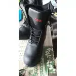 Botas tácticas negras con cremallera lateral y puntera de seguridad photo review