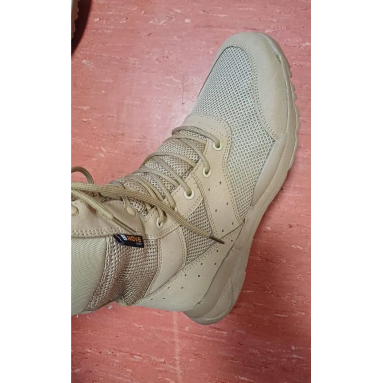 Botas tácticas transpirables color arena desierto photo review