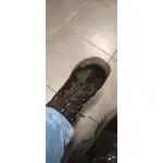 Botas de senderismo impermeables de ante negras photo review