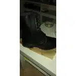 Botas de combate tácticas de cuero negro photo review