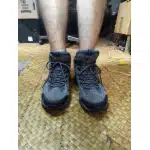 Botas de senderismo impermeables de ante gris photo review