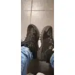 Botas de senderismo impermeables de ante negras photo review