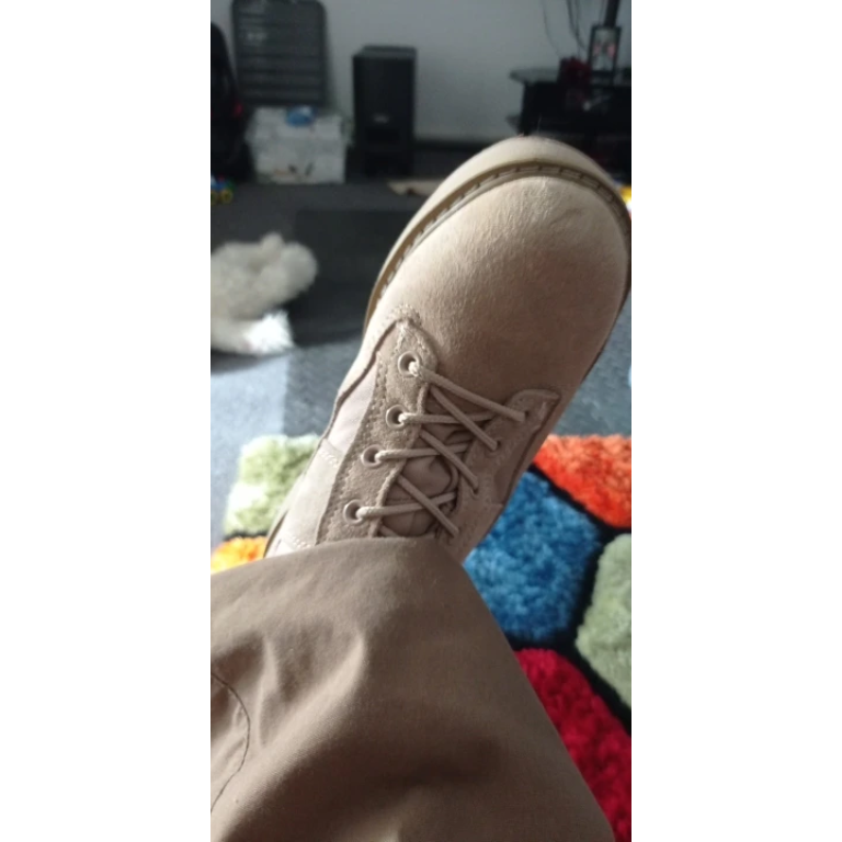 Botas tácticas de ante color arena desierto photo review
