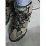 Botas de senderismo tácticas de ante impermeables marrón photo review