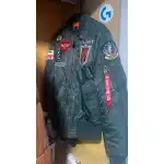 Chaqueta bomber de vuelo MA-1 vintage impermeable photo review